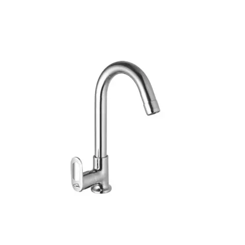 CASLLA Swan Neck with Swinging Spout Conza Series Brass Chrome Finish, CNA-CHR-732310