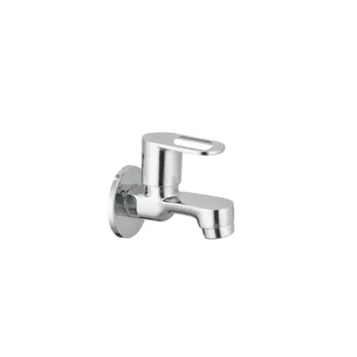CASLLA Bib Cock with Wall Flange Conza Series Brass Chrome Finish, CNA-CHR-732317