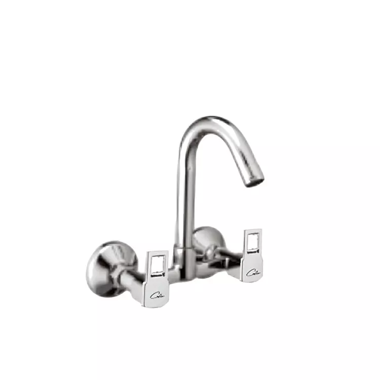 CASLLA Sink Mixer with Swinging Spout Cozi Series Brass Chrome Finish Silver, CZ-CHR-762322