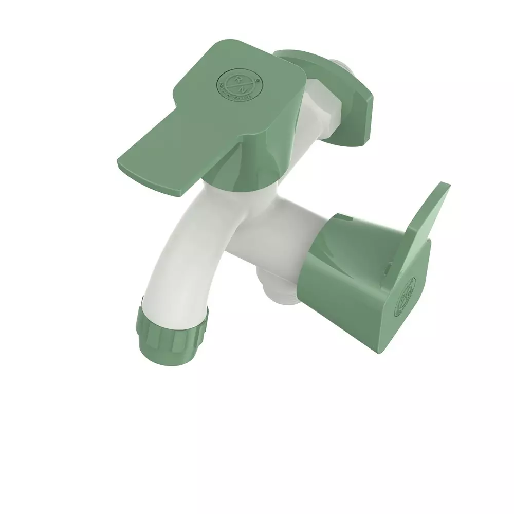 rn-ptmt-foam-flow-2-in-1-bib-tap-with-flange-12-inch-15-mm-size-white-calm-green-box-packaging-for-kitchen-bathroom-use