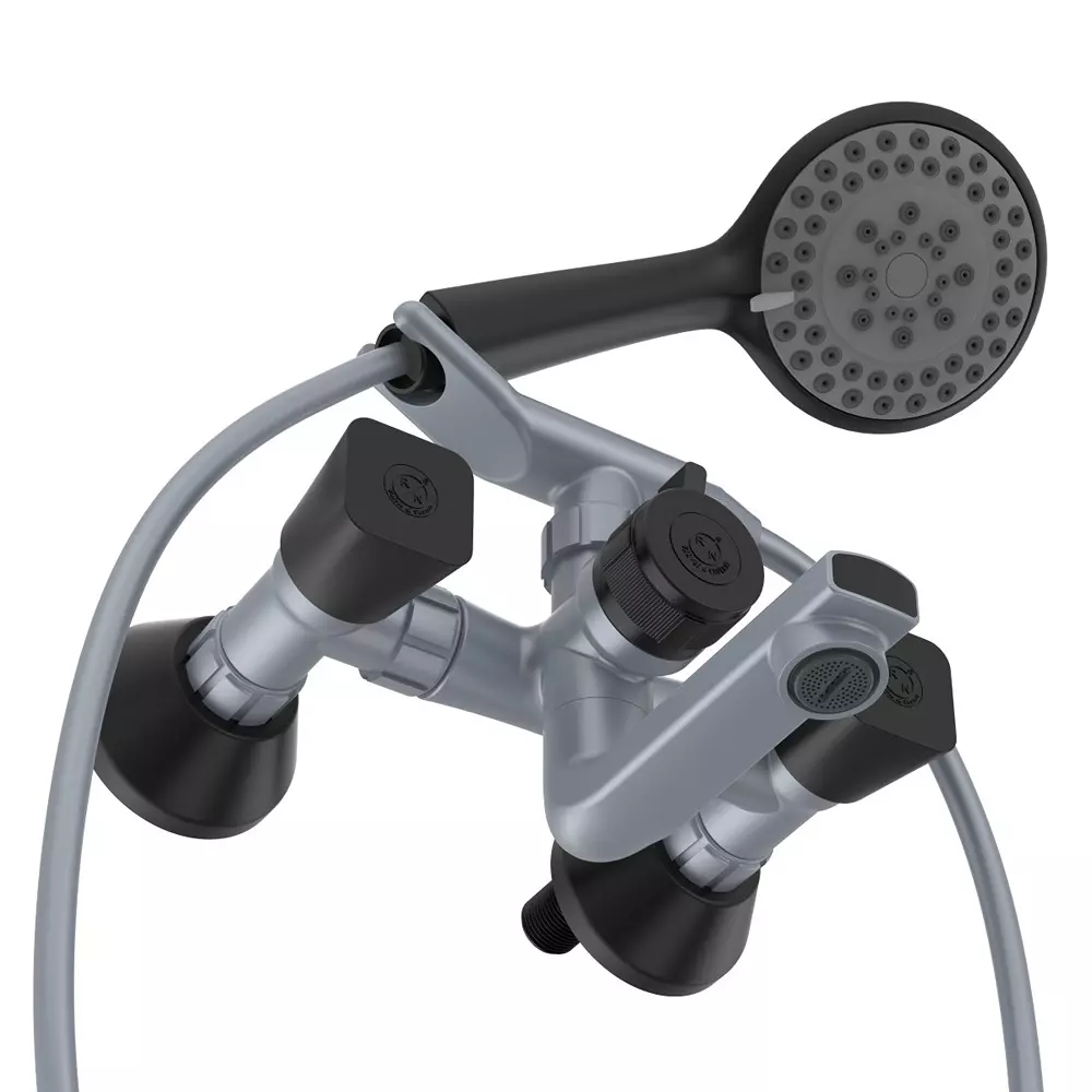 rn-ptmt-felicity-collection-wall-mixer-telephonic-with-crutch-kit-metallic-grey-black-12-inch-15-mm-size-for-kitchen-bathroom-use-without-hand-shower-tube