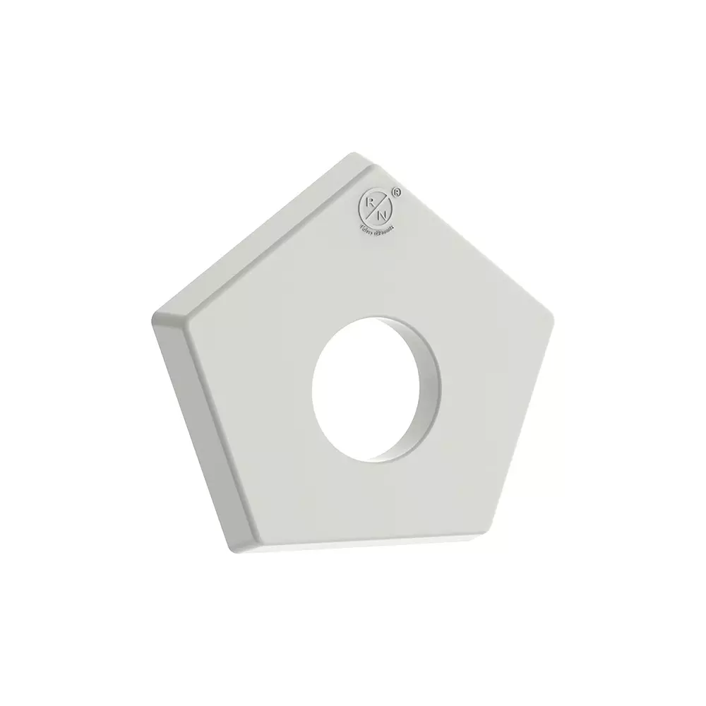 RN Wall Flange G20 & G20 Pro White PTMT Wall Mounted for Bathroom & Toilets, RNSPA01A61