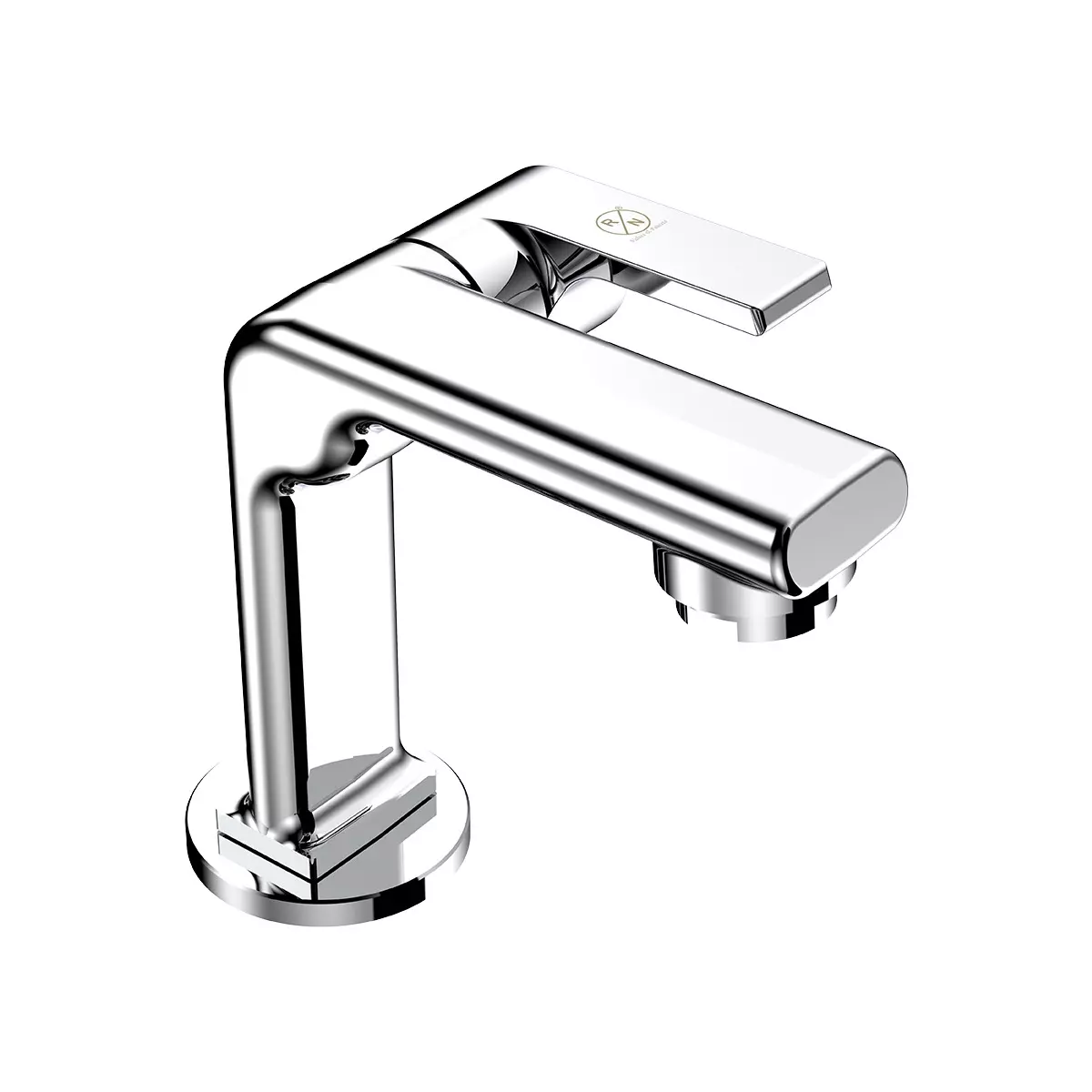 RN Silk Collection Long Nose (R.H.O.) Premium Pillar Tap With Flange Chrome Plated 1/2 Inch (15 mm) Size Stainless Steel,RNSIL24G33