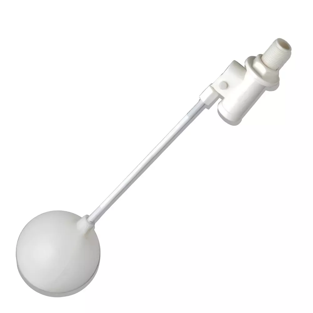 ELEGANT CASA PTMT Ball Tap Set Polypropylene (PP) Ball Final Medium White, EWFBV-02