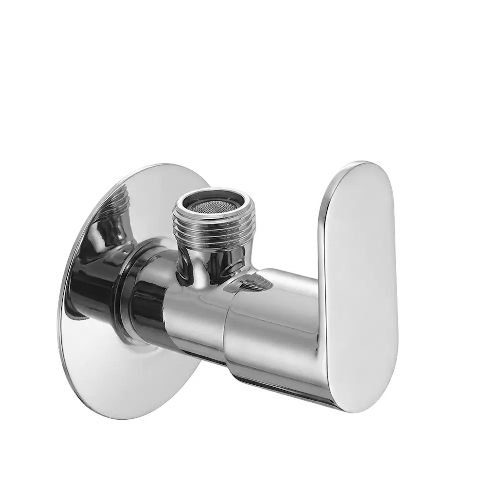 PLUMBER Ecoline Series Earl Range Angle Tap, Wall Mounted and Chrome Finish, ERL-0507