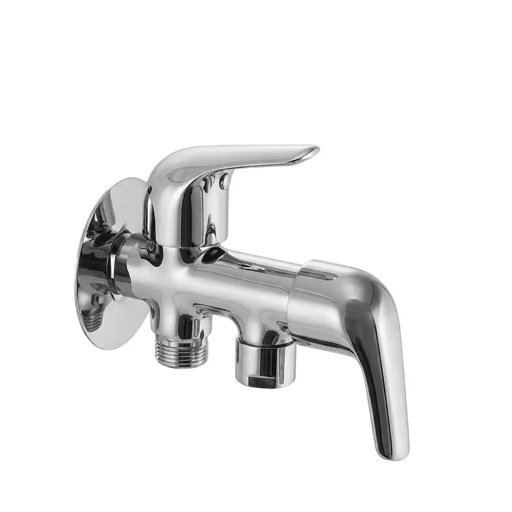 PLUMBER Ecoline Series Ease Range Bib Tap Two Way, Wall Mounted and Chrome Finish, ESE-0209