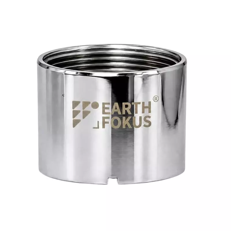 EARTH FOKUS Housing Adapter Aerator Female Thread Polished Stainless Steel for 22 & 24 mm Tap Fitting, WF-HS-F-P4 (Pack of 4 Pcs)