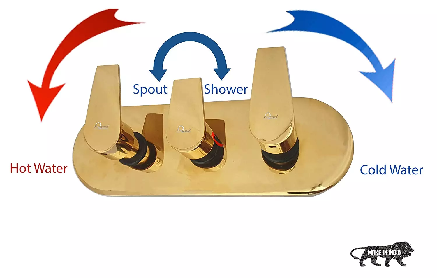 aquieen-brass-gold-4-way-diverter-each-of-1-piece