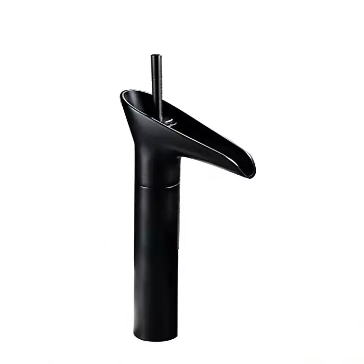 Aquieen Luxury Emerald Black Brass Basin Mixer Tap, AQN 389