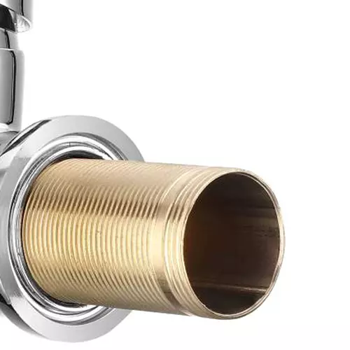 Hindware Basin Mixer Tap Brass Chrome Finish Blue, F920003