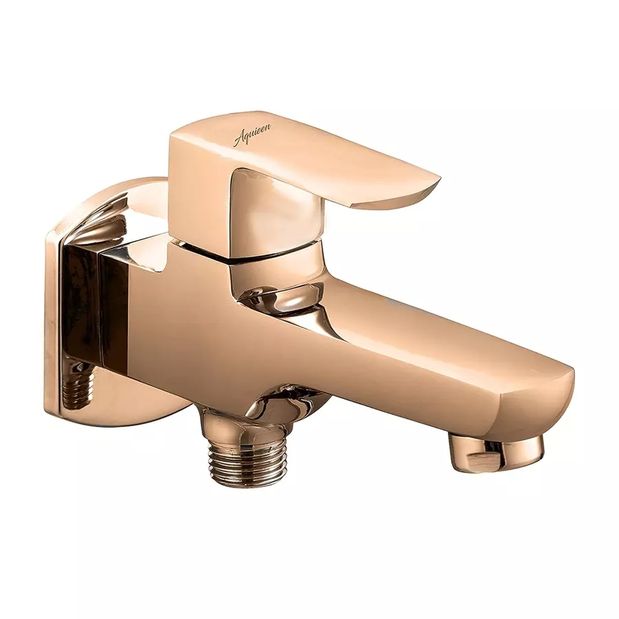 Aquieen Zura Bib Cock Brass Wall Mount Rose Gold, AQN 942