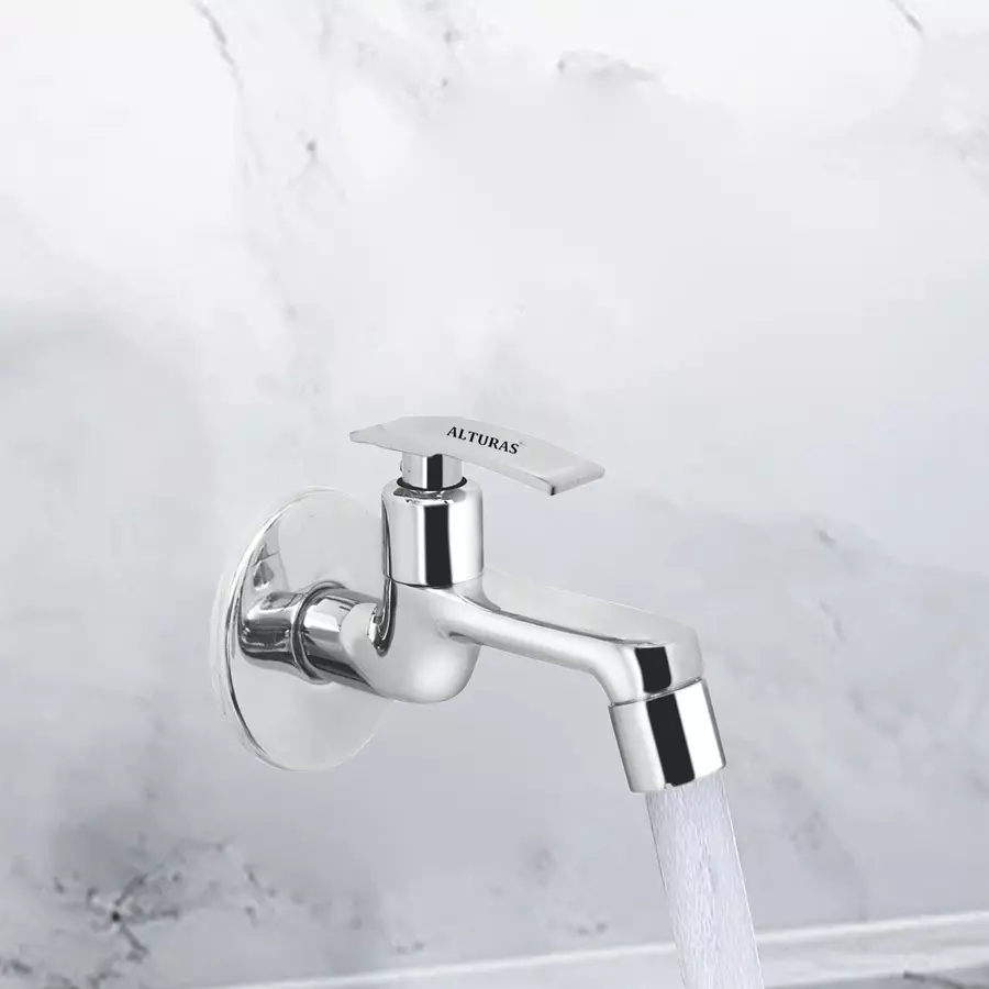 ALTURAS Brass Passion Long Body Tap/Water Tap for Bathroom (Set of 3)