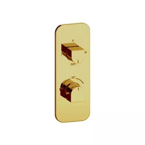 Hindware Exposed Kit 3 Way Thermostat for Edge Series Stainless Steel