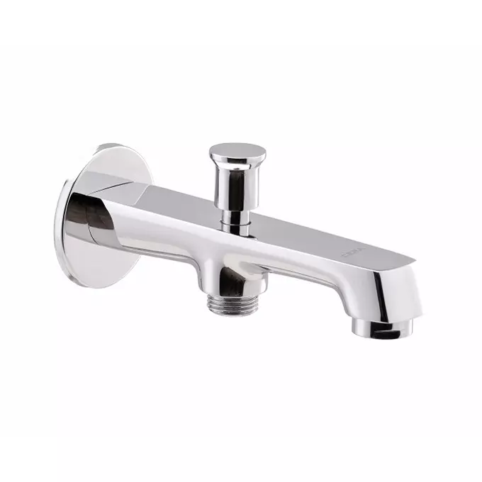 CERA VINE Bath Tub Spout Quarter Turn Wall Mount with Wall Flange and Button Arrangement, F1020662