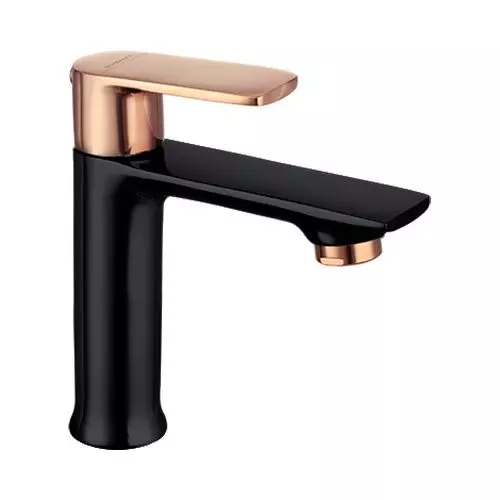 Somany Pillar Tap French Collection Elysees Series Mixed Black Deck Mount, 272211380371