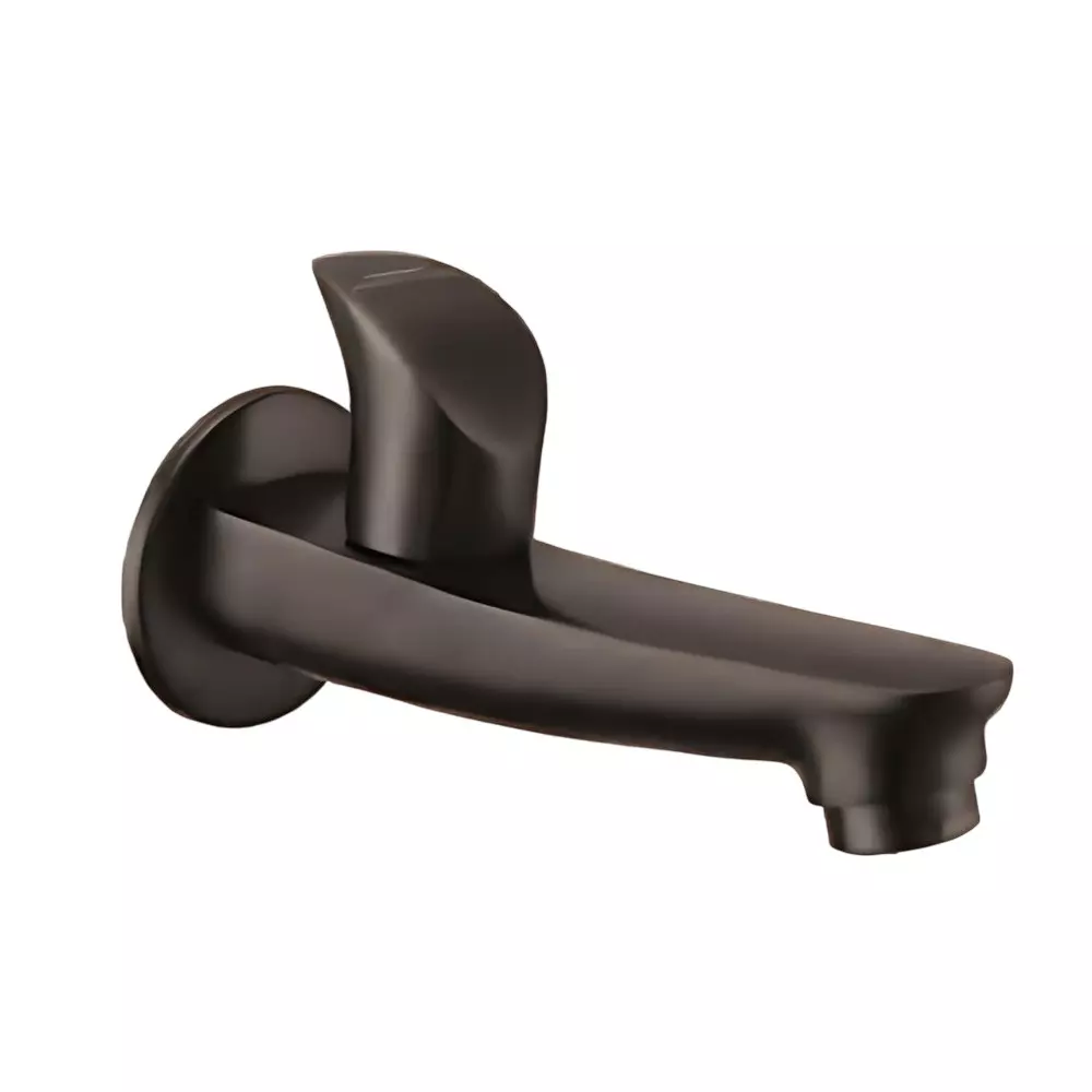 Somany Long Nose Bib Cock French Collection Liana Series Gun Metal Wall Mount, 272211390181