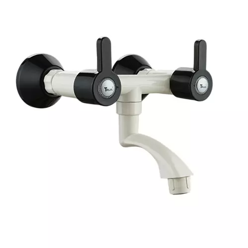 TRIJAL Dolphin Elite Wall Mixer White, Charcoal 15 mm Thread, DLE-115 (Pack of 12)