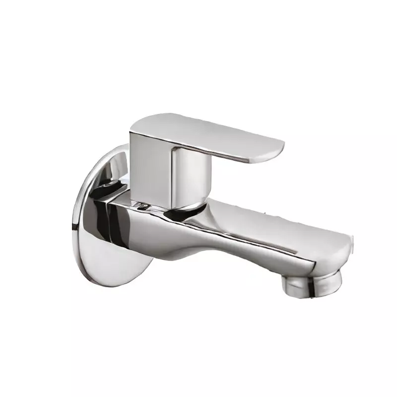 Somany Bib Cock Signature Collection Optimus Series Chrome Finish Metal Body Deck Mount, 272211450011