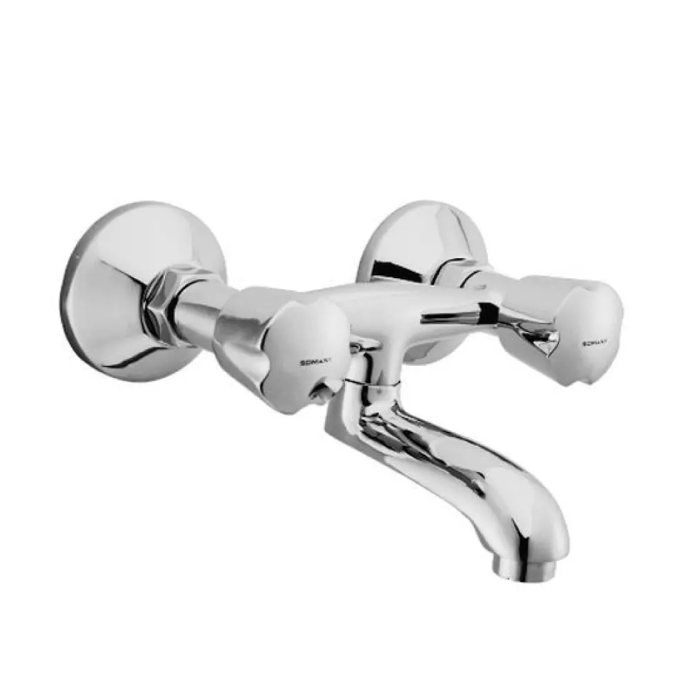 Somany Wall Mixer Non Telephonic Signature Collection Ether Series Chrome Finish Wall Mount, 272200150041