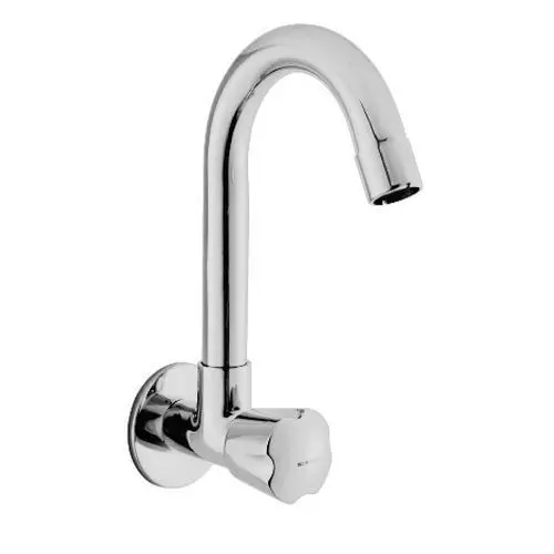 Somany Sink Tap with Swinging Spout Signature Collection Ether Series Chrome Finish Wall Mount, 272210150131
