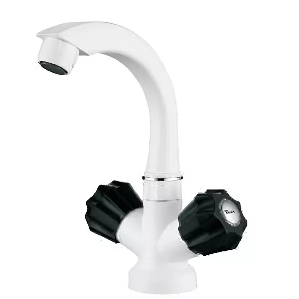 TRIJAL Angel Elite Center Hole Basin Mixer White, Charcoal, AGE-117 (Pack of 12)