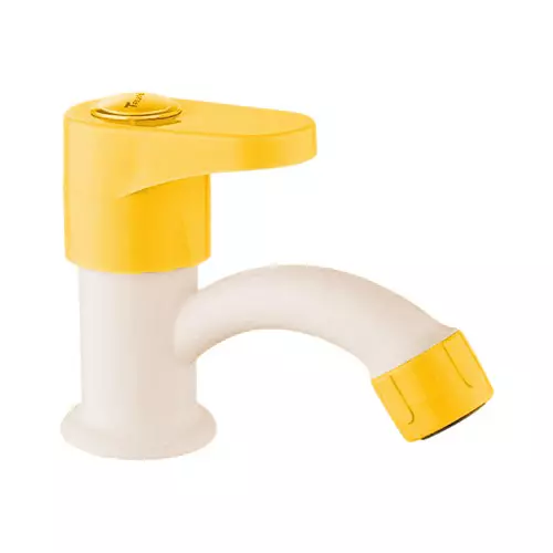 TRIJAL Rio Plus Pillar Cock White, Gold, RPP-103 (Pack of 24)