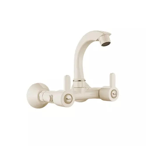 TRIJAL Dolphin Sink Mixer with Flange Ivory, DOL-113 (Pack of 12)
