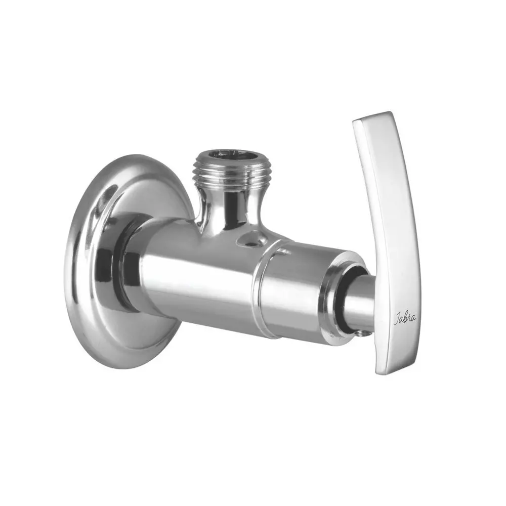 Jabra Angle Cock (M) Soft Series Brass Chrome Finish Wall Mount Silver