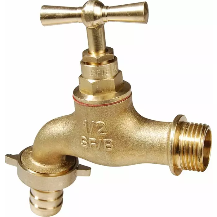 Sferaco Brass Lever Gardening Tap 1/2in, 1345045