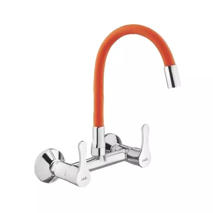 PLATO BONJO Series Sink Mixer with Silica Gel Spout Orange & Silver, B-011 C