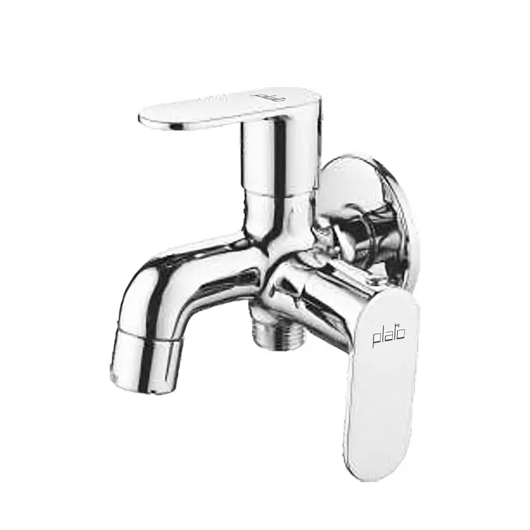 PLATO WINNER Series Bib Cock Two Way Silver, WER 006