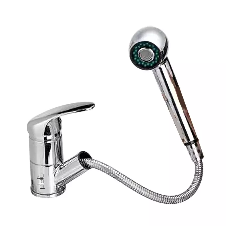 PLATO VOLTA Series Single Lever Sink Mixer Table Mount Silver, KF-116