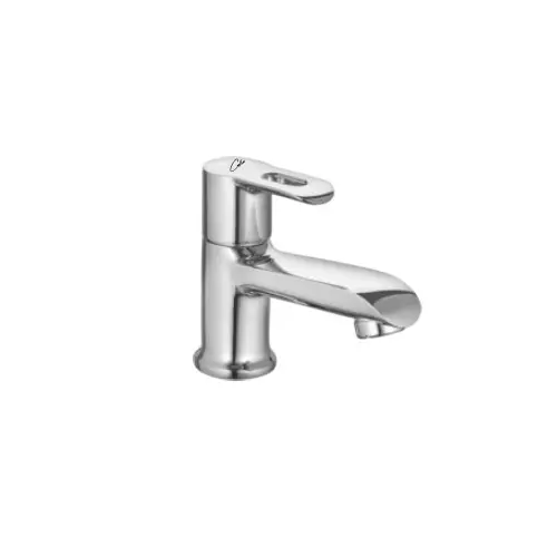 CASLLA Pillar Cock Curve Series Brass Chrome Finish Silver, CRE-CHR-812311