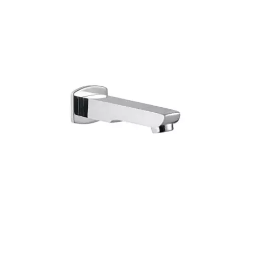 CASLLA Bath Tub Spout with Wall Flange Cooper Series Brass Chrome Finish Silver, CPR-CHR-822307
