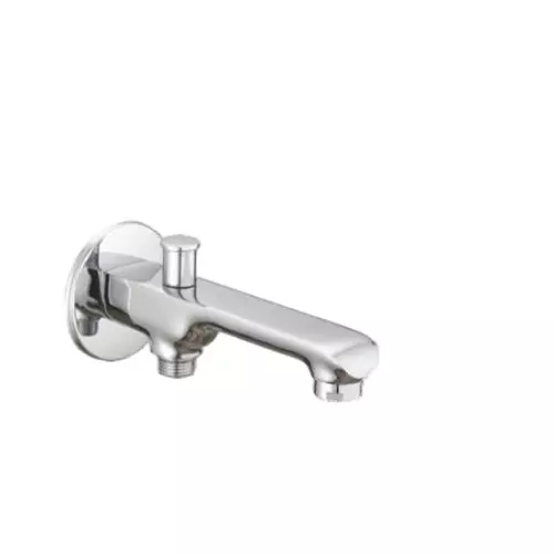 CASLLA Bath Tub Spout with Tipton Button Curl Series Brass Chrome Finish Silver, CRL-CHR-832308