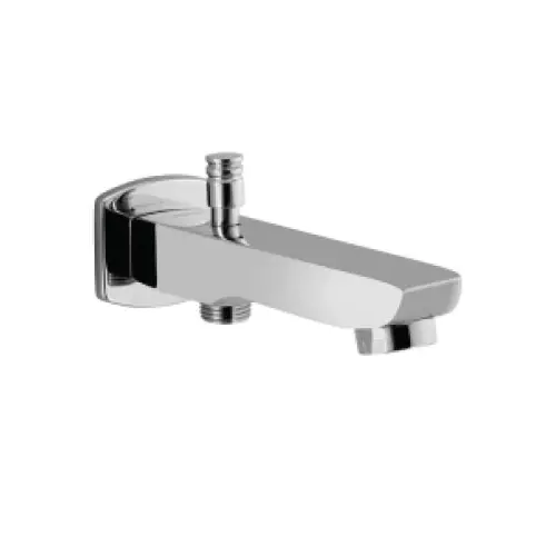 CASLLA Bath Tub Spout with Tipton Button Contana Series Brass Chrome Finish Silver, CTA-CHR-852308