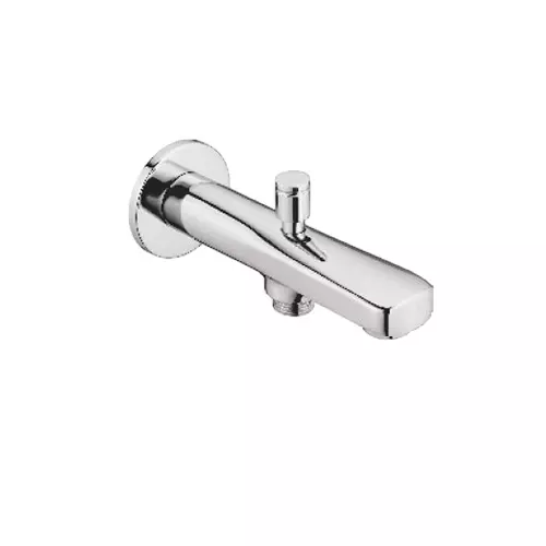 CASLLA Bath Tub Spout with Tipton Button Clarx Series Brass Chrome Finish Silver, CLX-CHR-722308