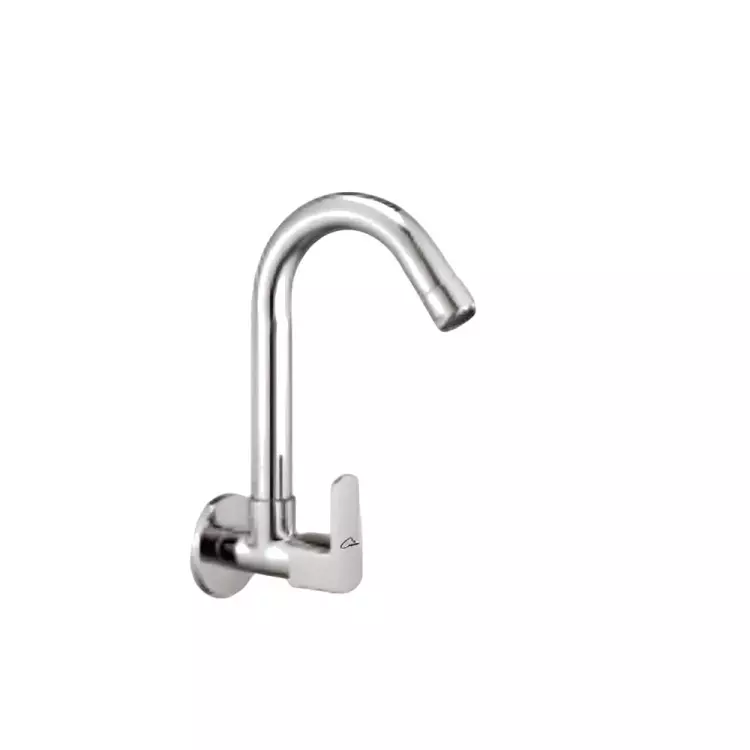 CASLLA Sink Faucet with Swinging Spout, Cizu Series, Brass Chrome Finish Silver, Model CI-CHR-752321