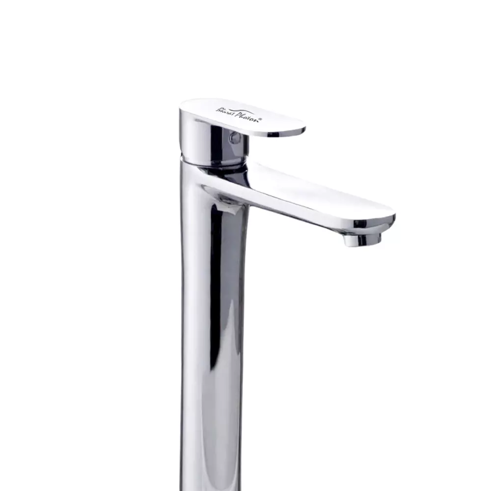 Bharat Photon Manual Tap Deck Mount Chrome Finish Silver Color Metal Body for Bathroom & Kitchen, BP-FPM-01