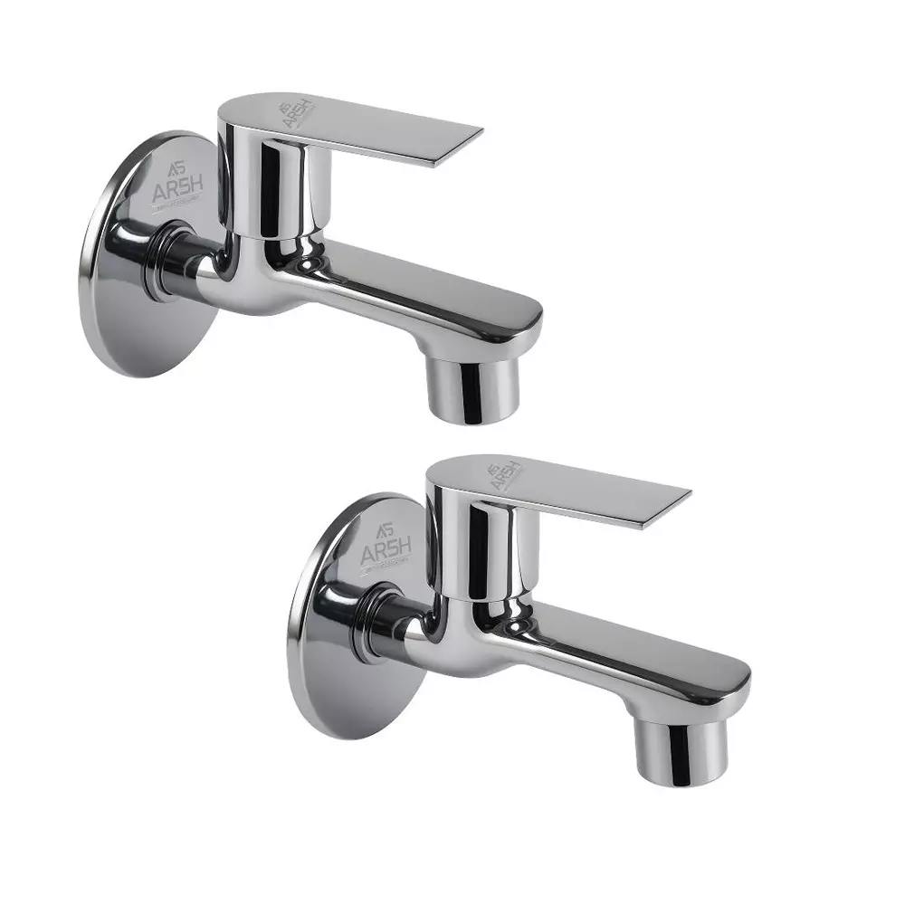 AR5H Bib Tap Wall Mounted Brass Chrome Finish Single Lever Operation, 2 B/C_DIOS_0024 (Set of 2 Pcs)