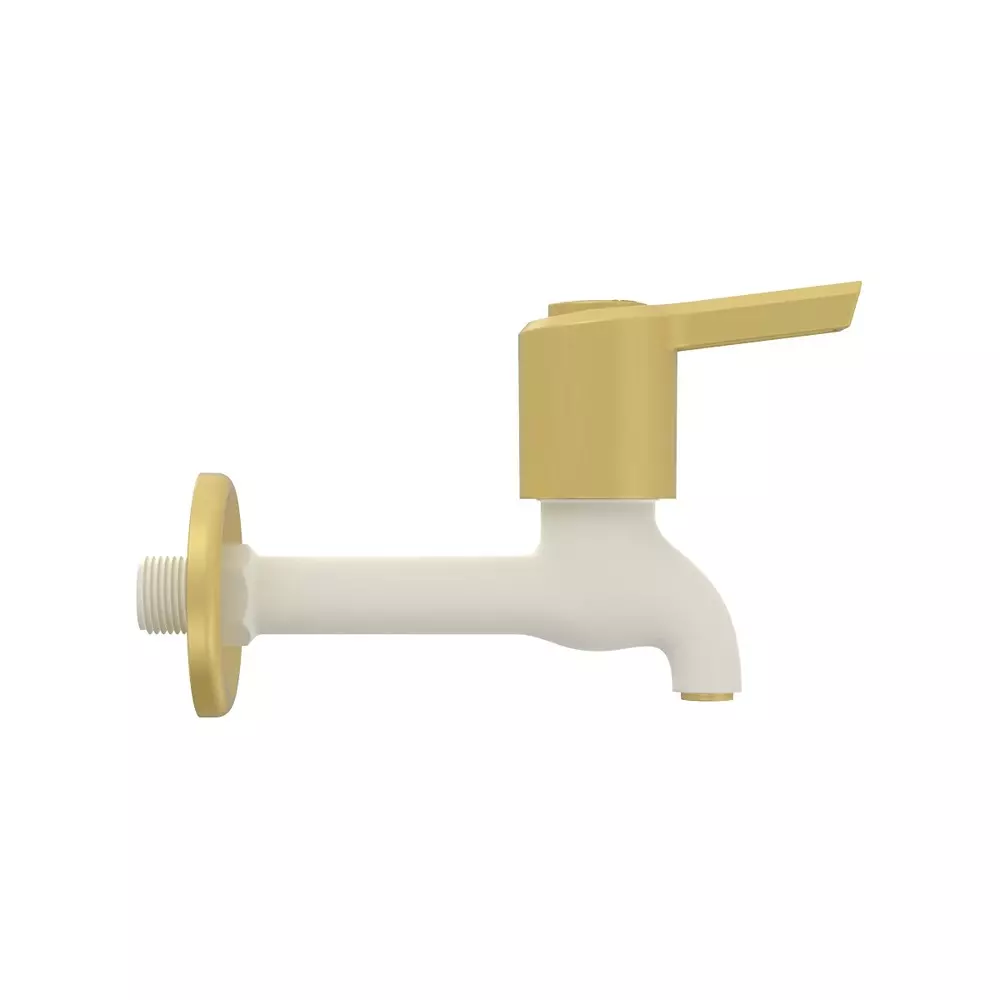rn-foam-flow-bib-tap-long-body-with-flange-ptmt-ivory-bright-gold-12-inch-15-mm-size-for-kitchen-bathroom-use-rnwin06a03