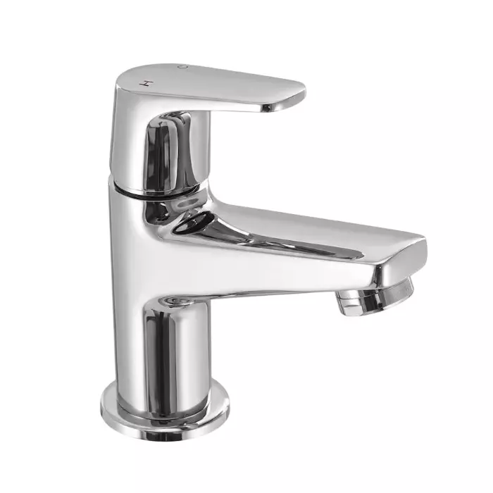 PLUMBER Ecoline Series Estel Range Pillar Tap With Foam Flow, Chrome Finish and Deck Mounted, ETL-0101