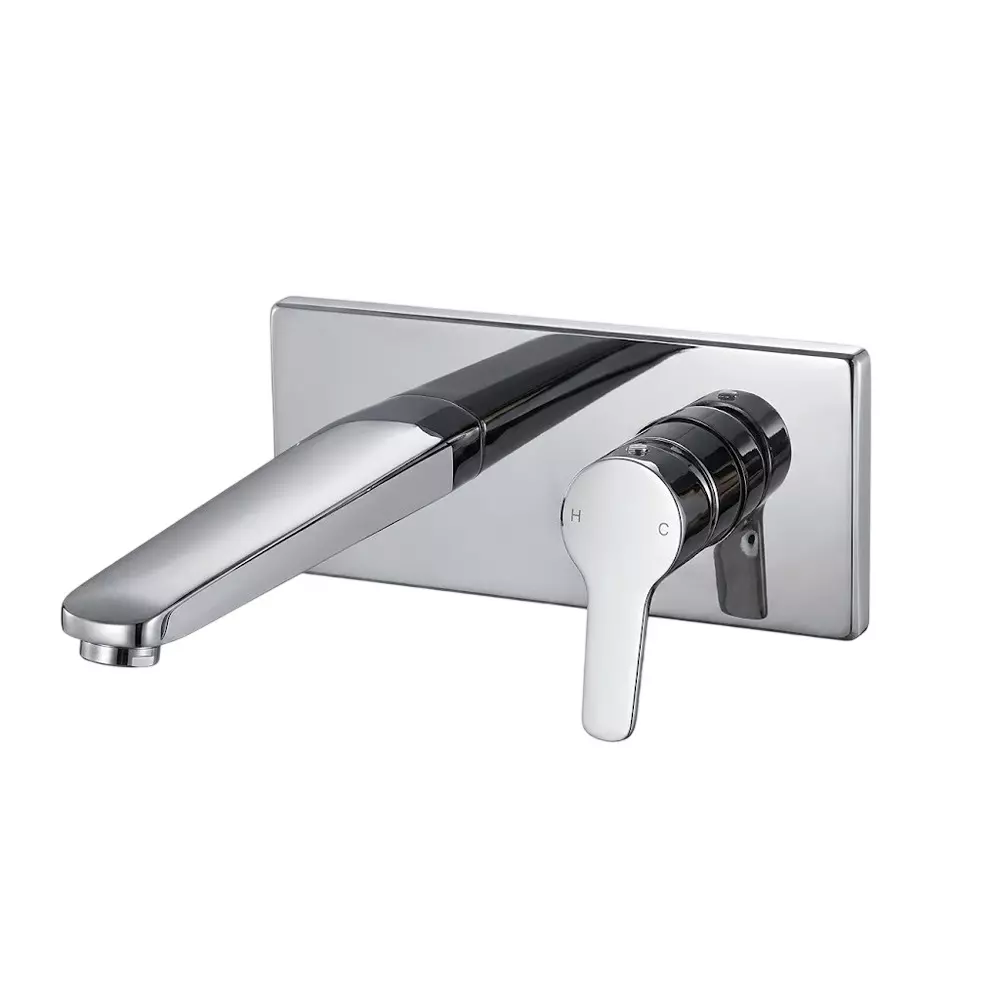 PLUMBER Ecoline Series Evion Range Exposed Set for Single Concealed Stop Tap with Basin Spout, EVN-UP18 N