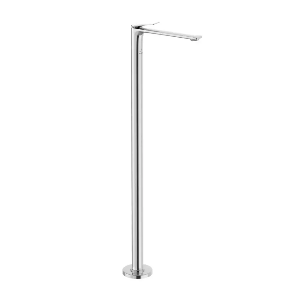 Jaquar Laguna Single Lever Basin Mixer Tap Silver Stainless Steel for Home Use, LAG-CHR-91027