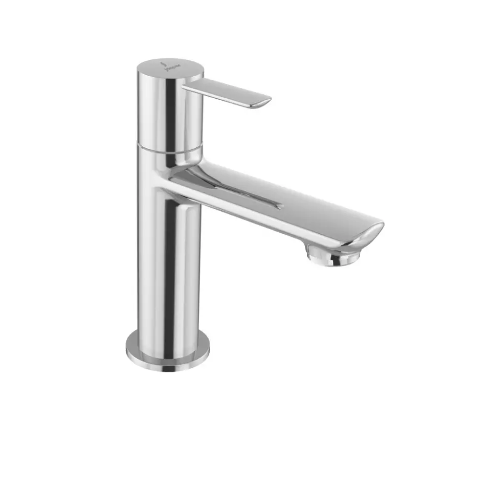 Jaquar Fusion Prime Quarter Turn Single Lever Basin Mixer Piller Tap Silver Stainless Steel for Home Use, FUP-CHR-29001PM
