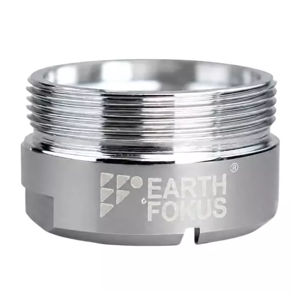 EARTH FOKUS Housing Adapter Aerator Male Thread Polished Stainless Steel for 22 & 24 mm Tap Fitting, WF-HS-M-P2 (Pack of 2 Pcs)