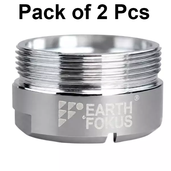 earth-fokus-housing-adapter-aerator-male-thread-polished-stainless-steel-for-22-24-mm-tap-fitting-wf-hs-m-p2