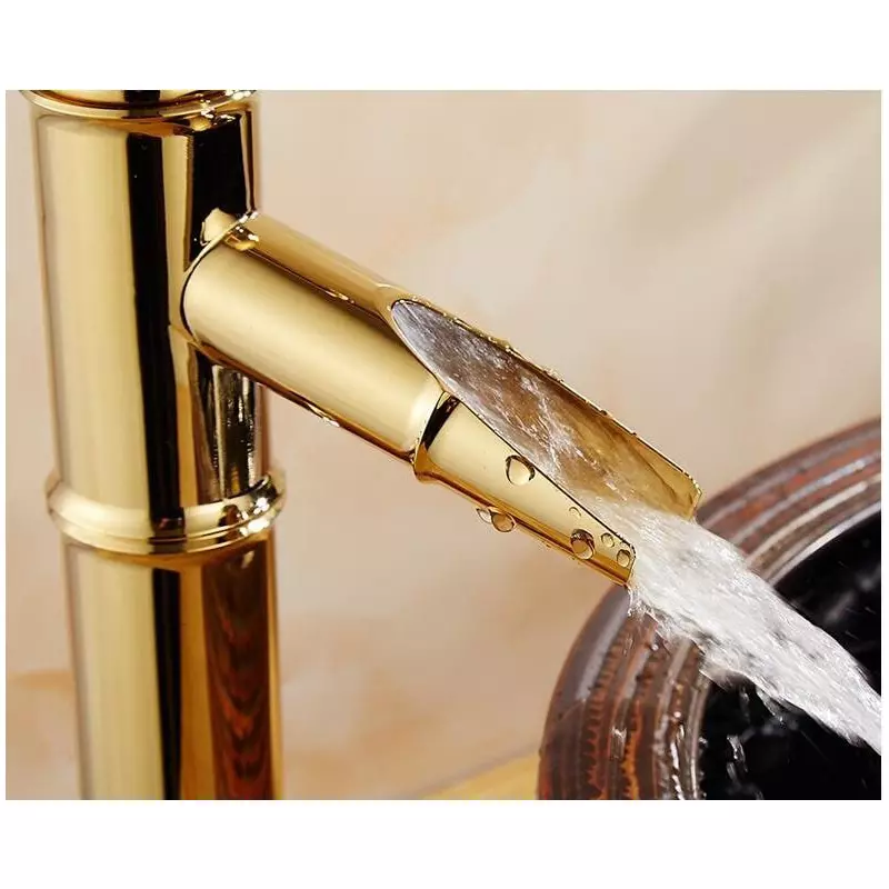 Aquieen Luxury Gold Brass & Copper Basin Mixer Tap, AQN 363