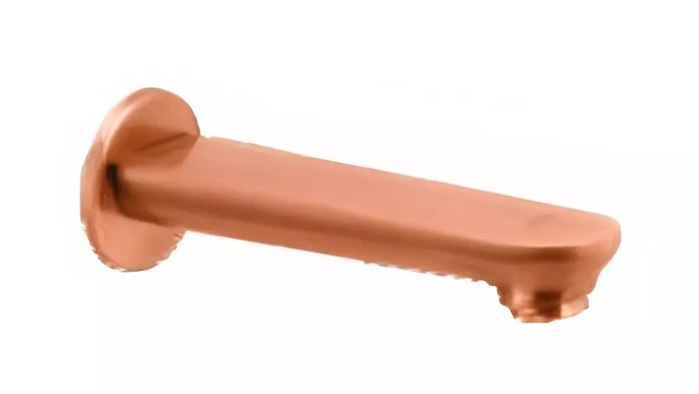 CERA Brooklyn Single Lever Wall Mount Bath Tub Spout with Wall Flange Antique Copper, F1018661AC