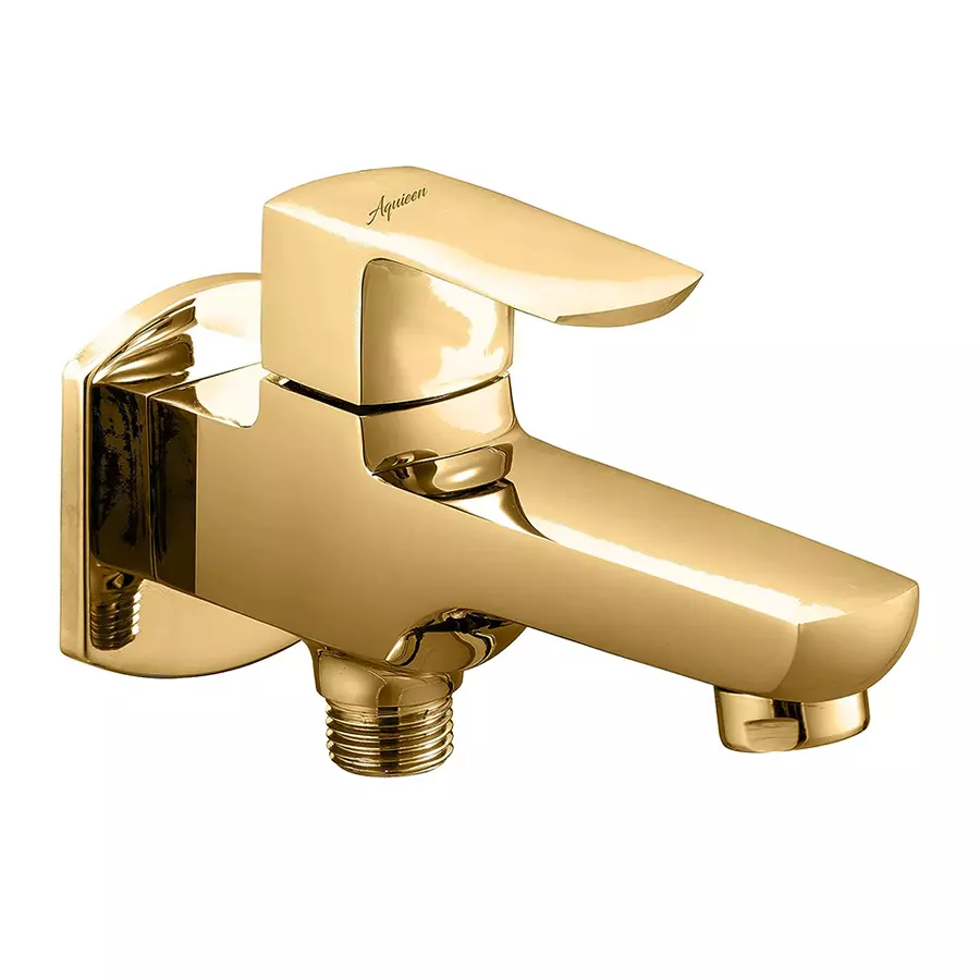 Aquieen Zura Bib Cock Brass Wall Mount Gold, AQN 941